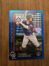 🔥⚾️BAIRON LEDESMA 2025 TOPPS PRO DEBUT CHROME BLUE REFRACTOR /150 ROCKIES 🔥🏟