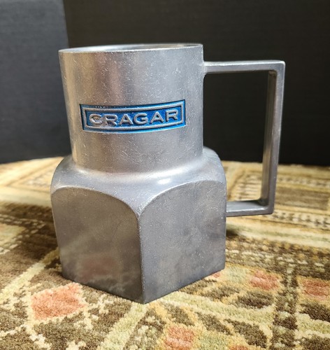Vintage CRAGAR Chug-A-Lug Mug, Cragar Stein, 1970's Cragar SS, Gasser Lug Nut