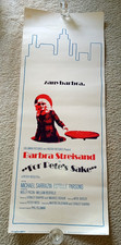 For Pete's Sake 1974 Orig 14X36 Movie Poster Barbra Streisand Michael Sarrazin