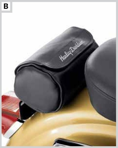 GENUINE HARLEY DAVIDSON LICENSE PLATE FENDER TAIL BAG POUCH XL SOFTAIL DYNA NICE