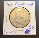 BEAUTIFUL 1963 Franklin Silver Half Dollar Coin Amazing Condition