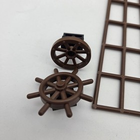 Lego Brown White Boat Hull Lot Pirates Barracuda 4011 6285 10040 6274 Parts