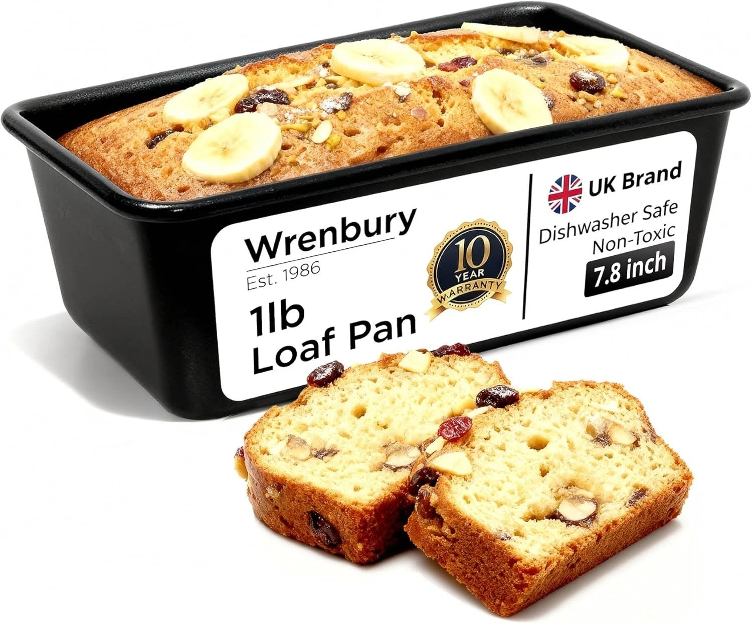 Bread Loaf Pan Nonstick 8x4 Inch Carbon Steel for Baking Bread and Banana Bread
