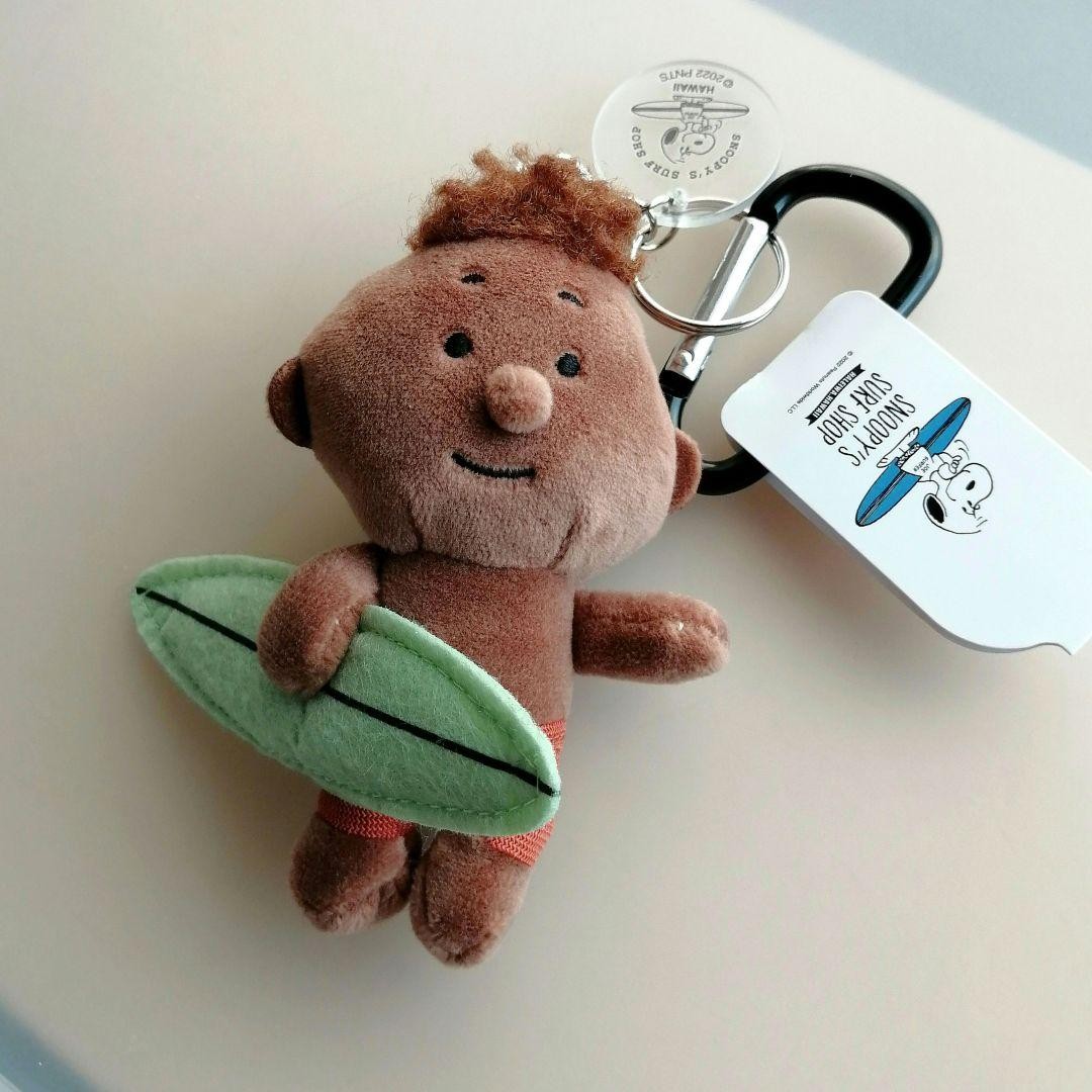 PEANUTS Snoopy Surf Shop Limited Mascot Keychain Franklin Hawaii