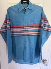 Wrangler Brushpopper Western Vintage Shirt Size 16-35