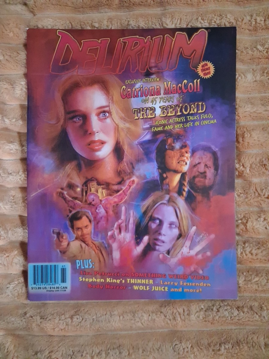 Delirium 44th Freaky Horror Magazine Exclusive Interview Catriona