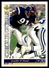 1993 Upper Deck Leslie O'Neal San Diego Chargers #235
