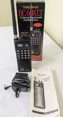 #ad Uniden Bearcat BC60XLT 10 Channel 10 Band Programmable Handheld Radio Scanner $25.99