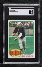 1976 Topps Ken Stabler #415 SGC 8 HOF 05k6