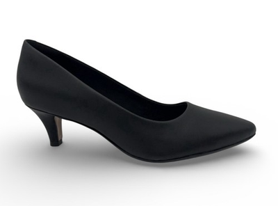 #ad Clarks Women’s Linvale Jerica Dress Slip On Pump Black Leather Sz 8.5 M $28.95