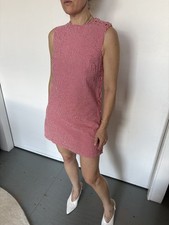 DÔEN coralie gingham red mini dress / Size L