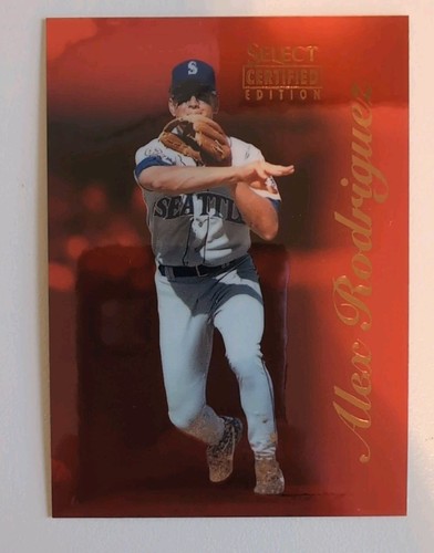 1996 Select Certified Alex Rodriguez [Red] #6 card