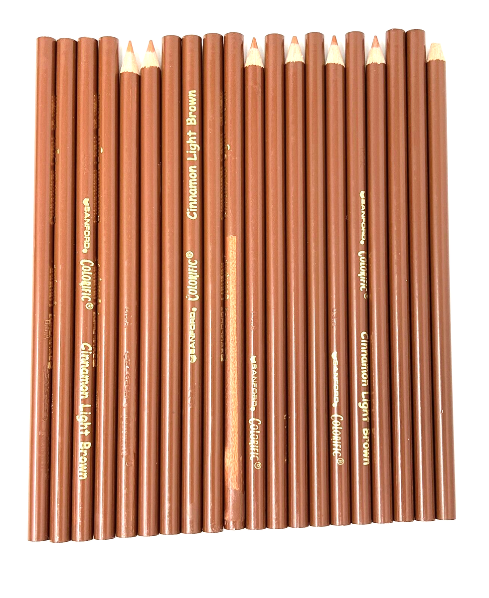Colorific Scented Colored Pencil Lot - 20 Cinnamon Light Brown