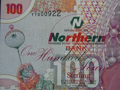 SUPERB 2005 NORTHERN *YY REPLACEMENT* £100 BANKNOTE (IRELAND) FRESH ORIGINAL UNC