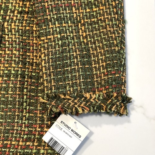 Neu mit Etikett Damen ausgefranstes Tweed-Sakko mittellang Blazer/Mantel Oberbekleidung Gr. L - Bild 4 von 17