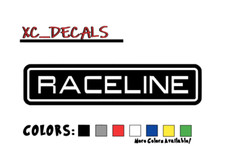 Raceline Wheels X2 Pair Vinyl Decal Sticker Graphics Logo Offroad Utv
