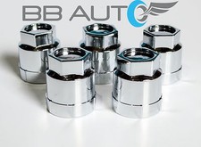 5 NEW CHROME LUG NUT COVERS CAPS CAMARO S10 BLAZER CAVALIER JIMMY SONOMA REGAL