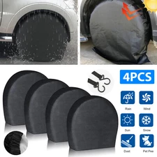 4PCS Waterproof Wheel Tire Covers Sun Protector For RV Truck Trailer SUV 30-32"