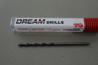 YG DREAM BOHRER - 4,00mm 10XD TiAIN mit Durchgangskühlmittel - DH510040