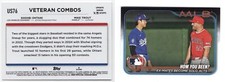 OHTANI/TROUT 2024 TOPPS UPDATE VETERAN COMBOS US76 LOS ANGELES DODGERS