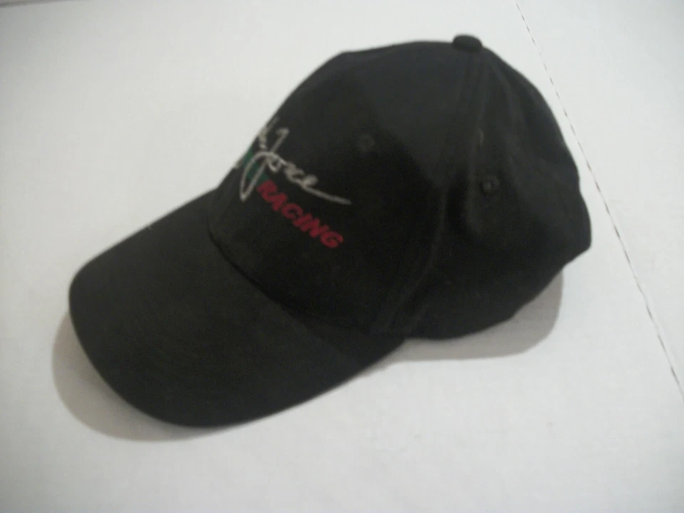 Gorra de béisbol John Force Castrol Racing negra gancho y bucle gorra ajustable  Foto 2 de 4