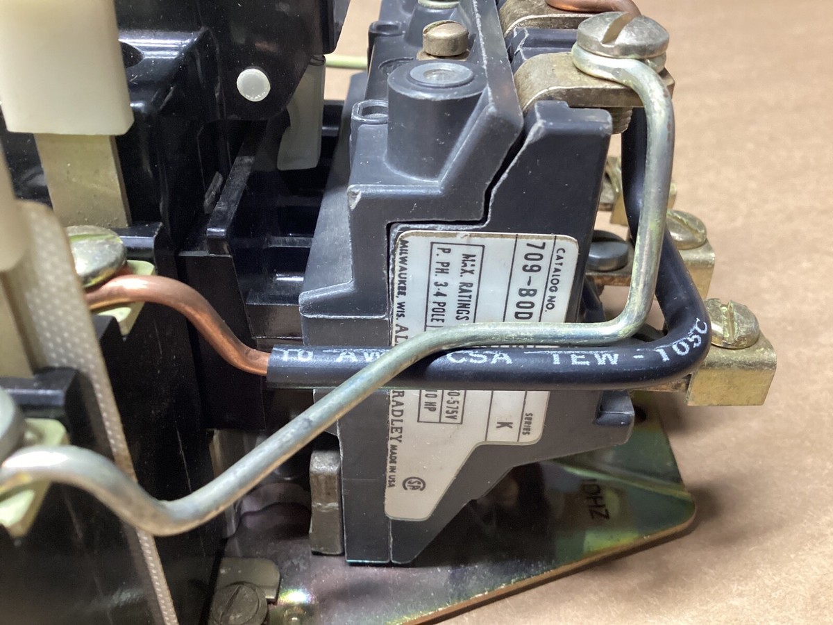 ALLEN BRALDEY 709-BOD 169 SER. K MOTOR STARTER #116F124PR6