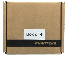 BOX of 4 Phanteks M-F Rotary Fitting 90 degree G1/4 - Black