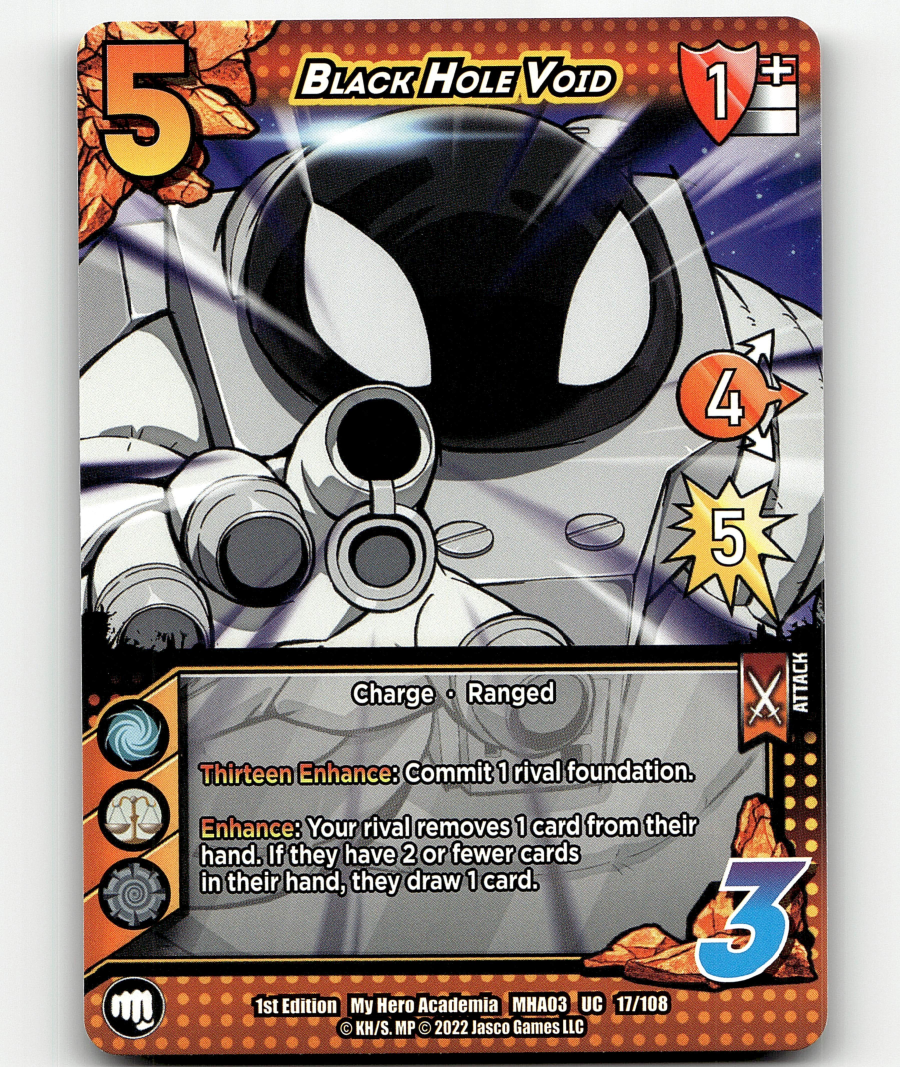 UniVersus Black Hole Void My Hero Academia: Heroes Clash 1st Edition UC