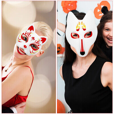 1 pcs blank fox mask Lovely Universal Creative Blank Therian Mask