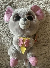 Ty Beanie Boos Collection  SQUEAKER the Gray Mouse 6 Inch NEW with Tags