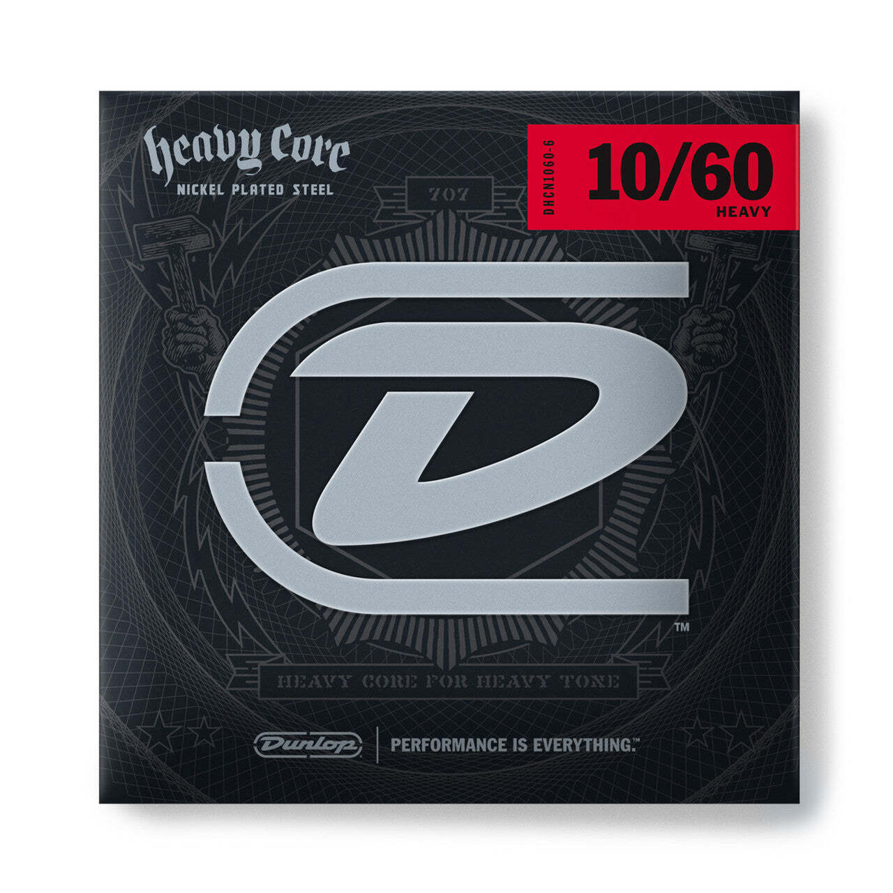 Jim Dunlop Heavy Core Nickel Wound 10-60 Electric Guitar Strings