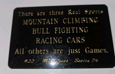 Black, There's Are Three Real Sports Mountain Climbing Bull Fighting Racing Cars