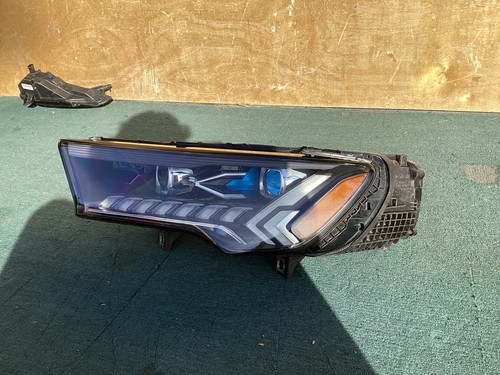 2020 2021 2022 2023 AUDI Q7 LEFT HEADLIGHT LASER MATRIX LED COMPLETE OEM USED - Picture 3 of 12