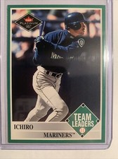 Ichiro Suzuki 2001 Fleer Platinum RC Team Leaders HOF Mariners