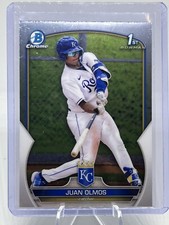 2023 Bowman Juan Olmos 1st Bowman Chrome Kansas City Royals #BCP-136. (QH2)