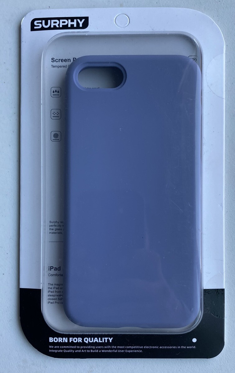 SURPHY Silicone Case Compatible with iPhone SE 2020 • Lavender Gray - Main Image
