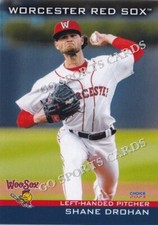 2023 Worcester Red Sox Update Shane Drohan #8 RC Rookie Card Red Sox Minor