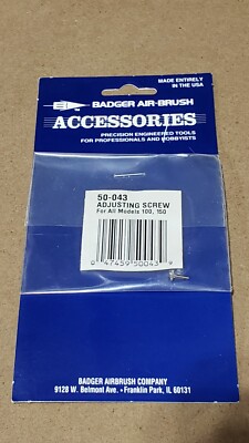 Badger - No. 50-043 - Adjusting Screw (For All Models) - NOS - Airbrush Part