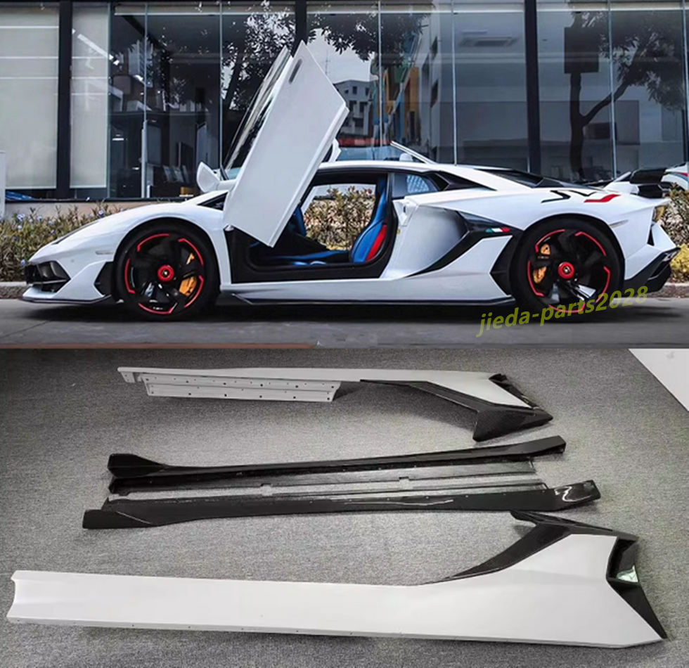For Lamborghini Aventador LP700 2012-2022 SVJ Style Half Carbon