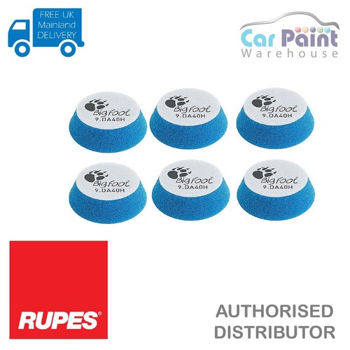 6 x RUPES 9.DA40H D-A grobes Hochleistungsschneiden Schaumstoffpad - 30/40 mm 6er-Pack - Bild 1 von 4