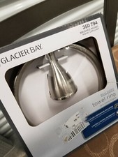 Glacier Bay Towel Ring in Brushed Nickel