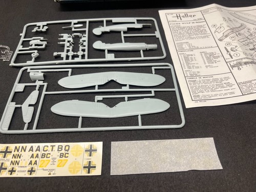 Heller Focke Wulf Fw Stosser 1/72 Fighter Plane Airplane Model German Complete - Picture 7 of 13