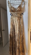 Auth Sherry HILL Silk Dress Flowy And Sexy Sz 2 $899