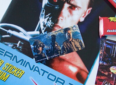 Наклейки Терминатор 2 Chewing gum stickers from the 90s Terminator