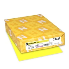 Lift-Off Lemon Color Cardstock 65lb 8.5x11" 250 Sheets for Crafts