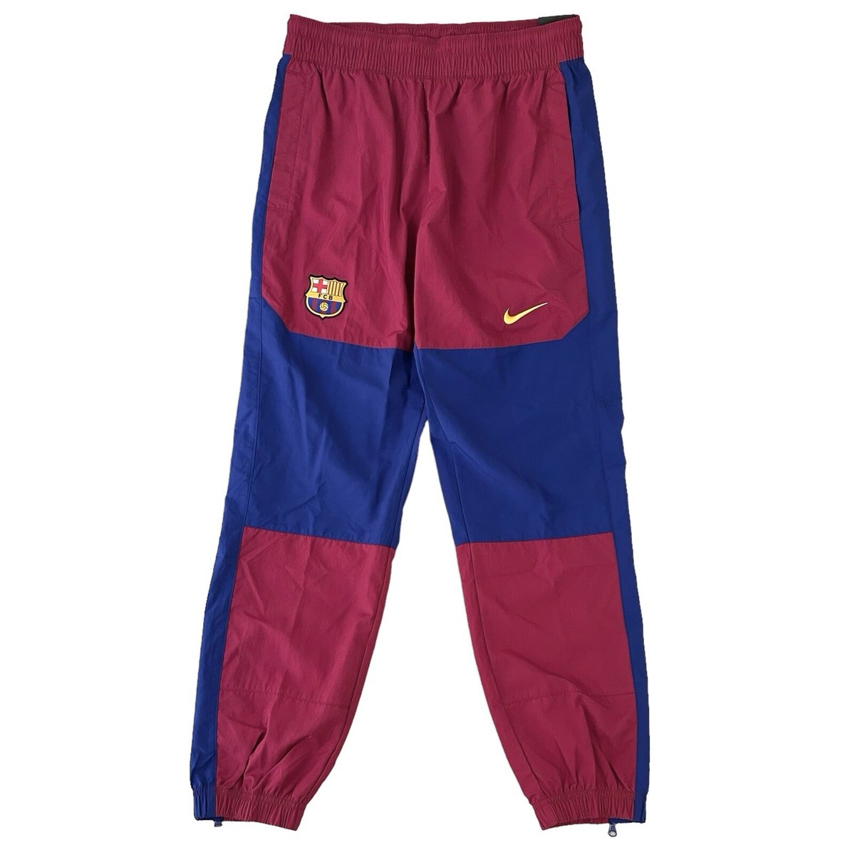 Nike FC Barcelona Mens Size M Windbreaker Pants Joggers Nike FC Barcelona Mens Size M Windbreaker Pants Joggers