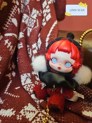 100％安い Genuine POP MART SKULLPANDA Winter Symphony Series Plush ぬいぐるみ