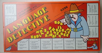 Language Detective, Board Game 1990 Creative 6296 Learn Grammar Brand New Sealed - Image 1 of 4
