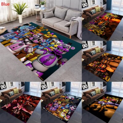 Five Nights at Freddy Teppich Wohnzimmer Matte Bodenmatte Anti-Rutsch Teppiche