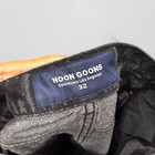 NOON GOONS Black denim jeans pants with white stitching - Size 32 x 31 — photo 10